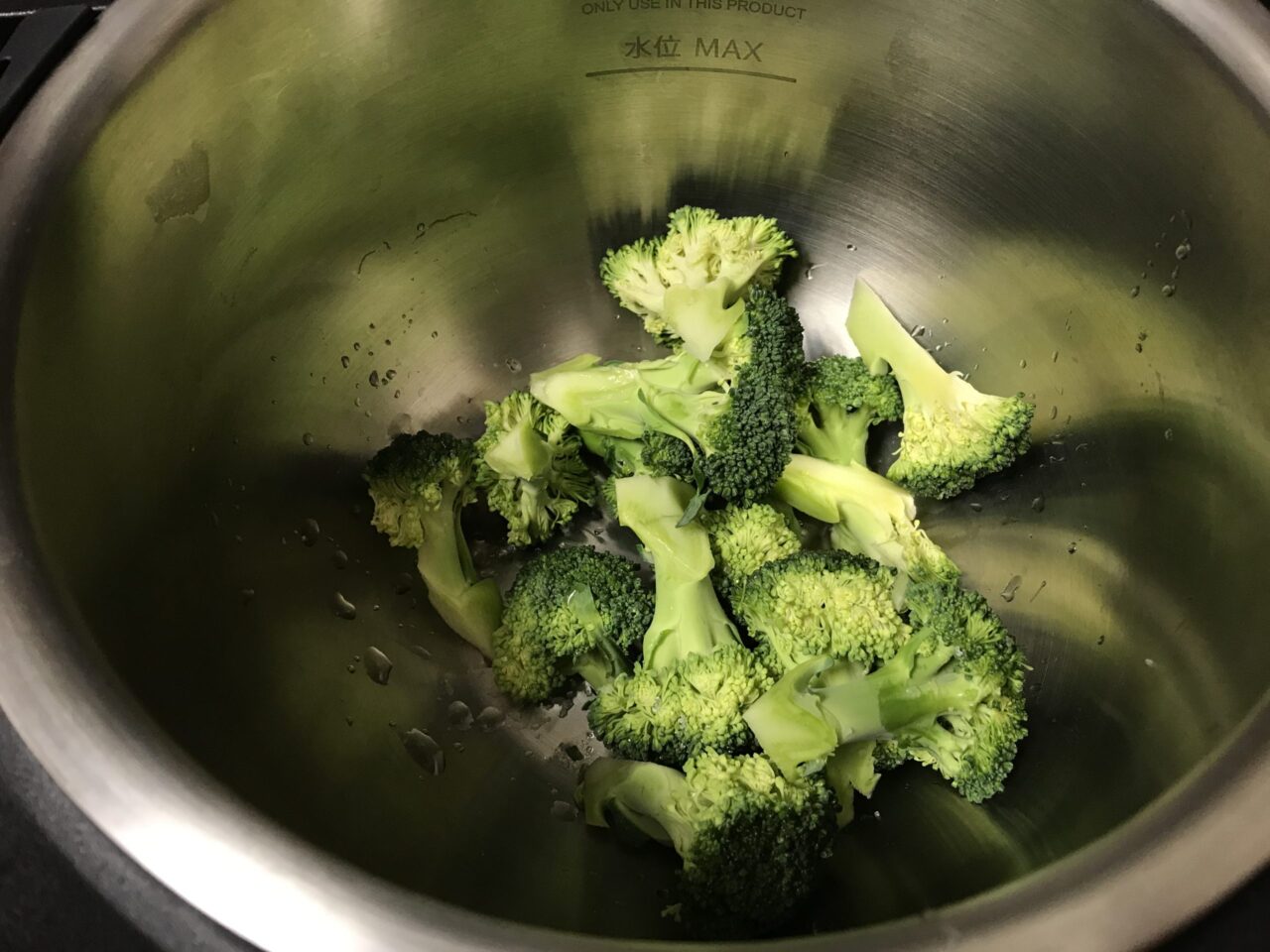 ヘルシオホットクック ブロッコリー茹で失敗 でも味は 1日のはじまりにはお茶