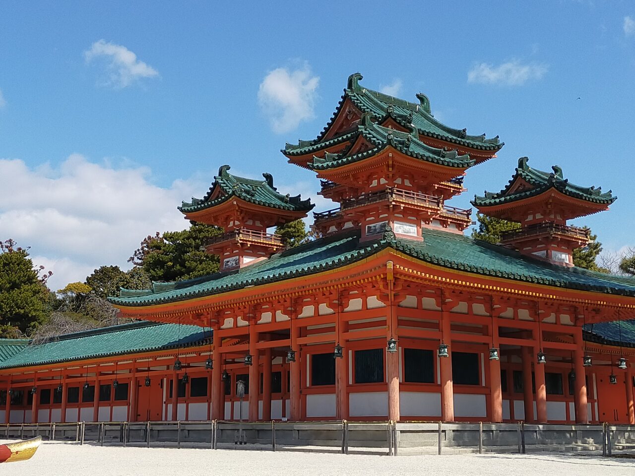 2022年2月まん延防止期間中のガラガラ京都旅行。平日金曜『平安神宮』