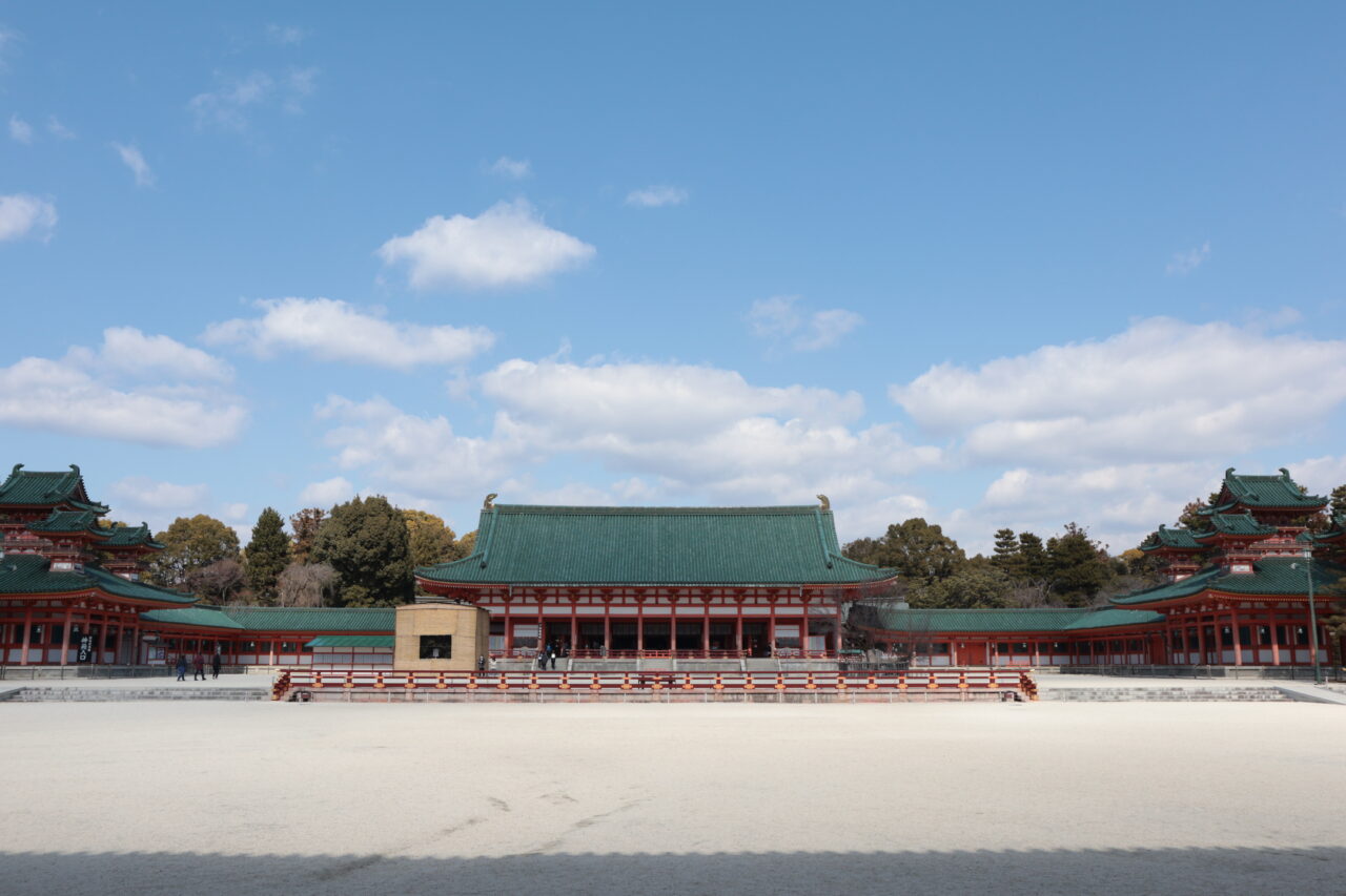 2022年2月まん延防止期間中のガラガラ京都旅行。平日金曜『平安神宮』